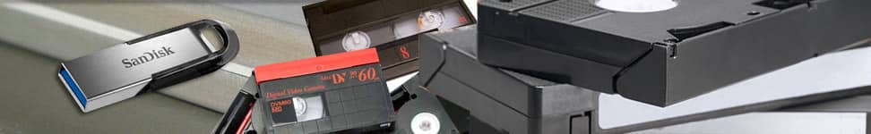 Pasamos cintas VHS a digital y cassetes VHS-C, miniDV, video 8mm a MP4 en pendrive, disco duro y DVD